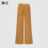 Pantalones anchos de pana para mujer