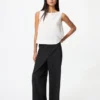 Pantalones anchos elegantes para mujer