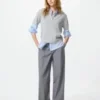 Pantalones anchos Smart para mujer | Talla alta Pantalones anchos Smart para mujer | Talla alta