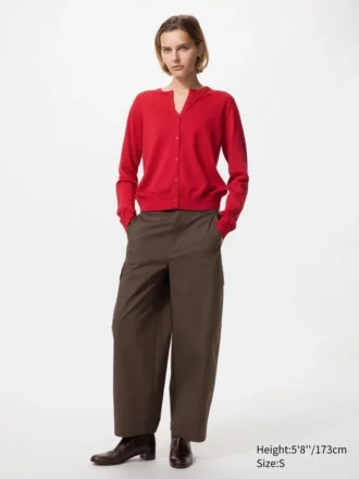 Pantalones cargo de corte recto para mujer
