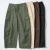 Pantalones cargo de corte acampanado para mujer