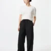 Pantalones cómodos de mezcla de lino para mujer Pantalones cómodos de mezcla de lino para mujer