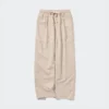 Pantalones cómodos de mezcla de lino para mujer Pantalones cómodos de mezcla de lino para mujer