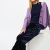 Pantalones cómodos de terciopelo suave para mujer