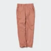 Pantalones cónicos de lino y algodón para mujer