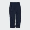 Pantalones cónicos de lino y algodón para mujer