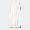 Pantalones cónicos de lino y algodón para mujer
