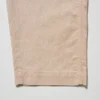 Pantalones cónicos de lino y algodón para mujer
