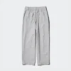 Pantalones cónicos de lino y algodón para mujer | A rayas