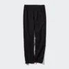 Pantalones cónicos de lino y algodón para mujer | Talla alta