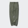 Pantalones cónicos de lino y algodón para mujer | Talla alta
