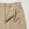 Pantalones cónicos de lino y algodón para mujer | Talla alta