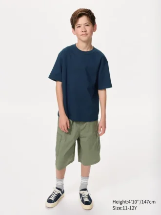 Pantalones cortos cargo holgados para niño