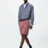 Pantalones cortos chinos para hombre | 21,5 cm