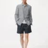 Pantalones cortos cómodos de mezcla de lino para hombre | 12,7 cm Pantalones cortos cómodos de mezcla de lino para hombre | 12,7 cm
