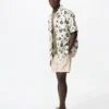 Pantalones cortos cómodos de mezcla de lino para hombre | 12,7 cm Pantalones cortos cómodos de mezcla de lino para hombre | 12,7 cm