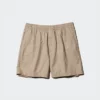Pantalones cortos cómodos de mezcla de lino para hombre | 12,7 cm Pantalones cortos cómodos de mezcla de lino para hombre | 12,7 cm