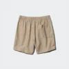 Pantalones cortos cómodos de mezcla de lino para hombre | 12,7 cm Pantalones cortos cómodos de mezcla de lino para hombre | 12,7 cm