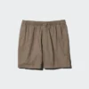 Pantalones cortos cómodos de mezcla de lino para hombre | 12,7 cm Pantalones cortos cómodos de mezcla de lino para hombre | 12,7 cm