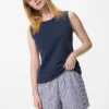 Pantalones cortos de algodón para mujer | Rayas