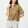 Pantalones cortos de algodón para mujer | Rayas