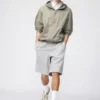 Pantalones cortos de chándal anchos unisex