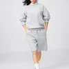 Pantalones cortos de chándal anchos unisex Pantalones cortos de chándal anchos unisex