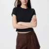 Pantalones cortos de lino y algodón para mujer Pantalones cortos de lino y algodón para mujer