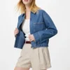 Pantalones cortos de lino y algodón para mujer Pantalones cortos de lino y algodón para mujer