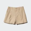 Pantalones cortos de lino y algodón para niños