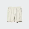 Pantalones cortos de mezcla de lino para hombre | 24 cm Pantalones cortos de mezcla de lino para hombre | 24 cm