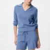 Pantalones cortos de punto acanalado lavables para mujer Pantalones cortos de punto acanalado lavables para mujer
