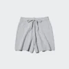 Pantalones cortos de punto acanalado lavables para mujer Pantalones cortos de punto acanalado lavables para mujer