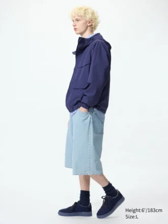 Pantalones cortos vaqueros unisex | 33 cm