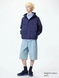 Pantalones cortos vaqueros unisex | 33 cm