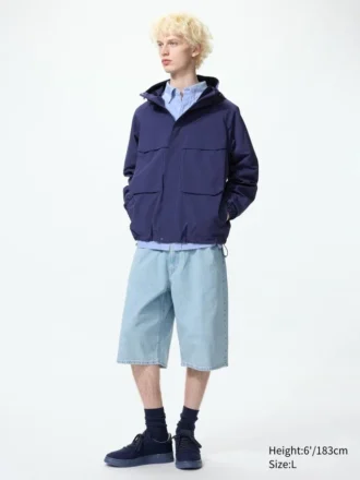 Pantalones cortos vaqueros unisex | 33 cm
