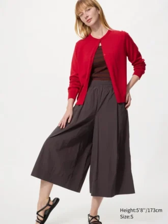 Pantalones culotte de nailon para mujer