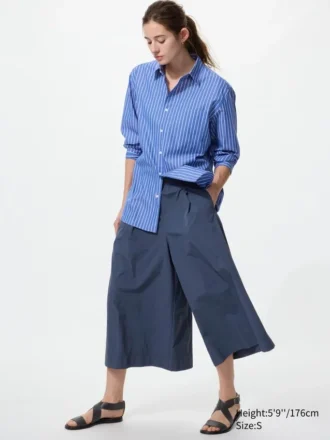 Pantalones culotte de nailon para mujer