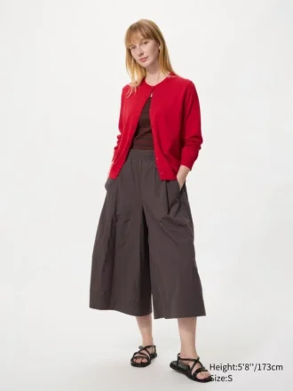 Pantalones culotte de nailon para mujer