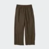 Pantalones de algodón holgados hasta el tobillo para mujer