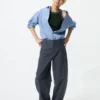 Pantalones de jersey de corte acampanado para mujer