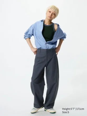 Pantalones de jersey de corte acampanado para mujer