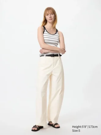 Pantalones de jersey de corte acampanado para mujer