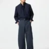 Pantalones de jersey de corte acampanado para mujer