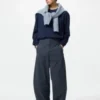 Pantalones de jersey de corte acampanado para mujer | Talla alta