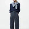 Pantalones de jersey de corte acampanado para mujer | Talla alta