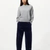 Pantalones de pana de corte recto para mujer