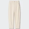 Pantalones de pana de corte recto para mujer