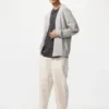 Pantalones holgados de mezcla de lino para hombre Pantalones holgados de mezcla de lino para hombre