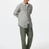Pantalones holgados de mezcla de lino para hombre
